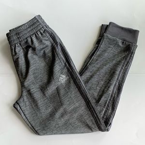 Adidas Boys Gray Athletic Joggers